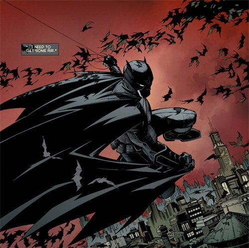 Batman and the bats by Greg Capullo